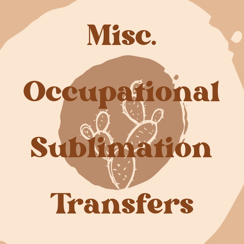 occupations | sublimation transfers