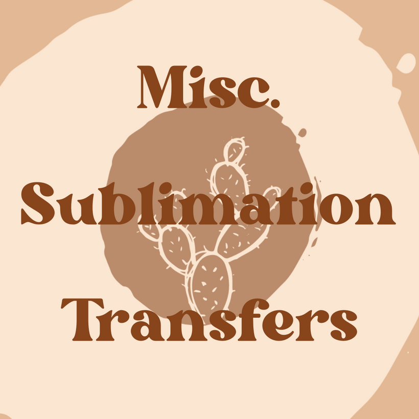misc. | sublimation transfers