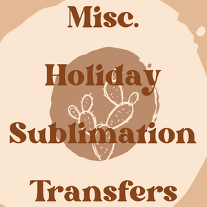 Holidays | sublimation transfers