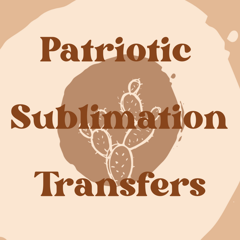patriotic | sublimation transfers