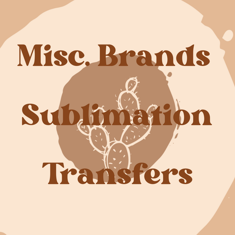 misc. labels +  brands | sublimation transfers