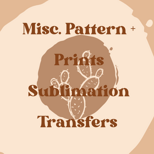 patterns + printed designs | sublimation transfers