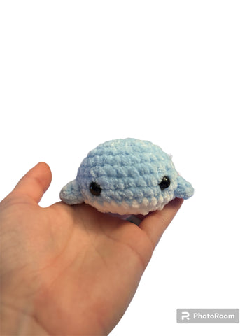 Baby whale plushie