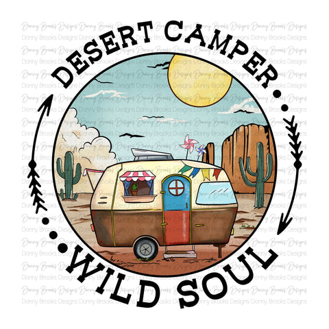 Desert Camper Wild Soul Sublimation Transfer