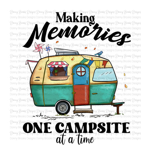 Making memories, one campsite at a time Sublimation Transfer