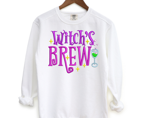 Witchs Brew Embroidered Crewneck