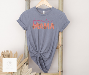 fur mama embroidered tee