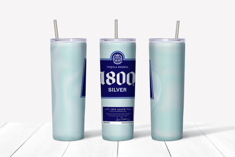 1800 tequila | tumbler sublimation transfer