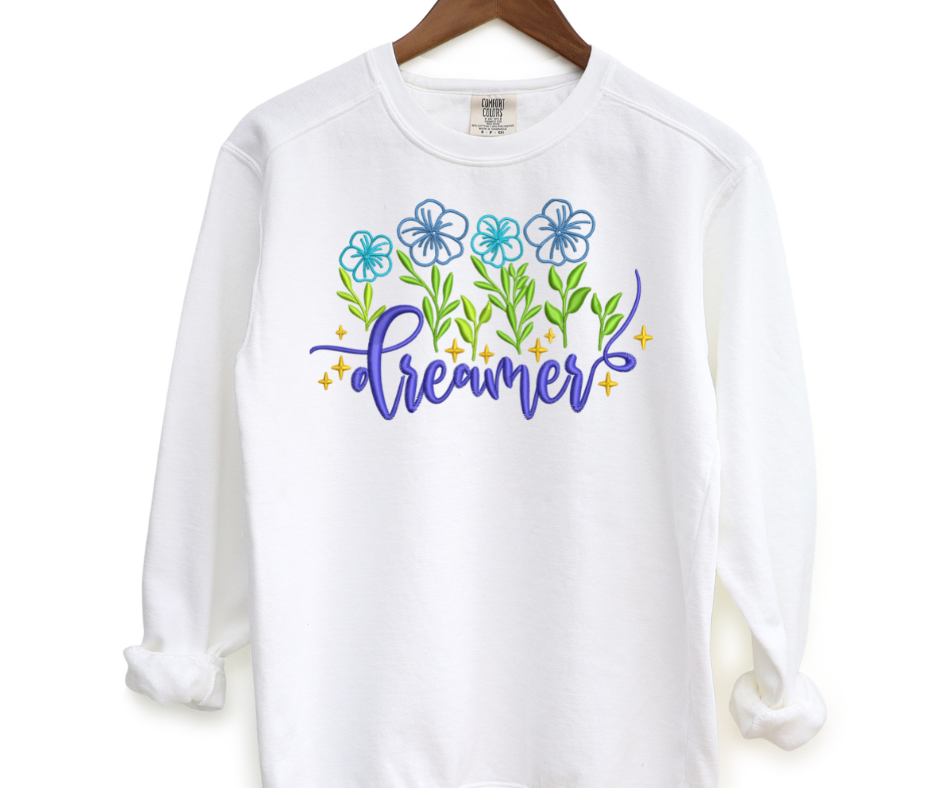 Dreamer Embroidered Crewneck