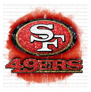 49ers sublimation transfer