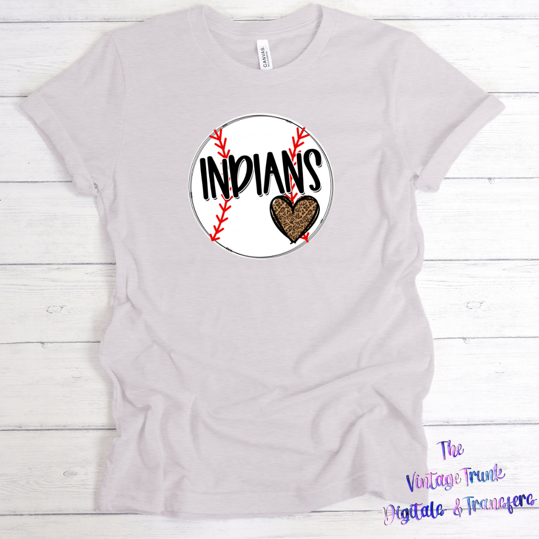 Indians baseball tee