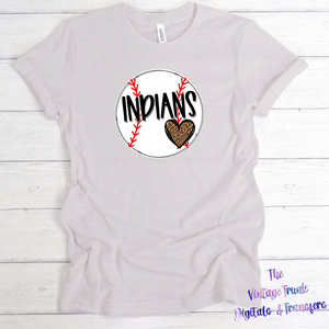 Indians baseball tee