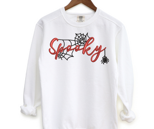 Spooky Embroidered Crewneck