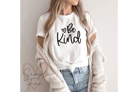 Be kind embroidered tee