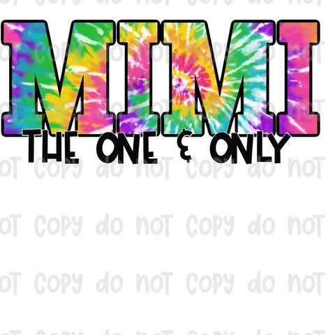 Mimi the one & only sublimation transfer CC260