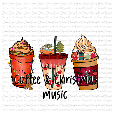 coffee and christmas music digital download