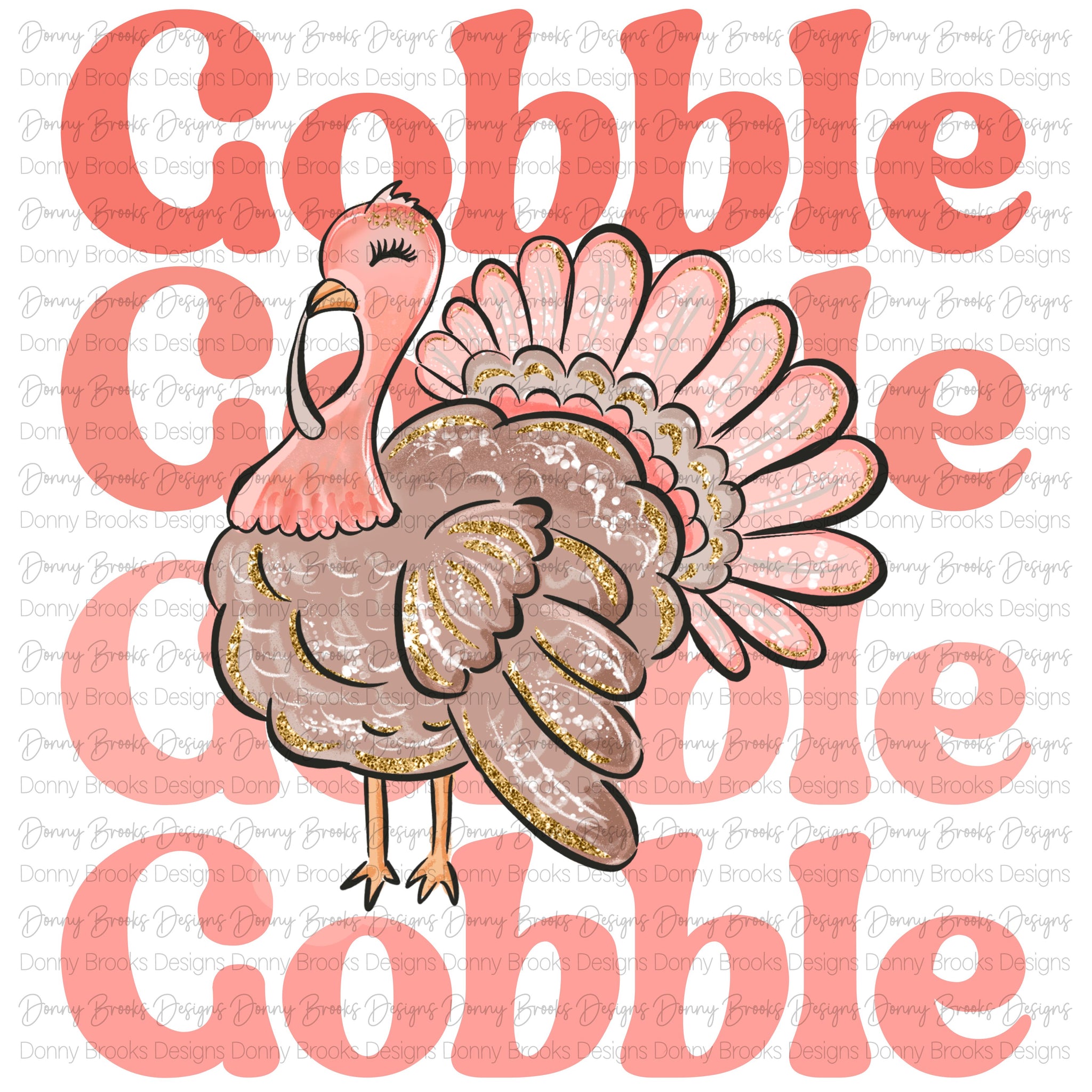 Gobble Gobble Turkey Digital Download