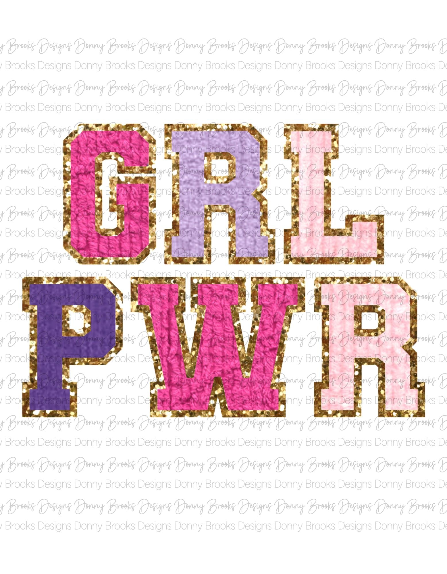 girl power sublimation transfer