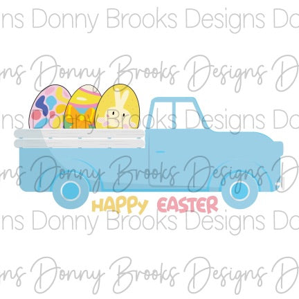happy easter sublimation transfer
