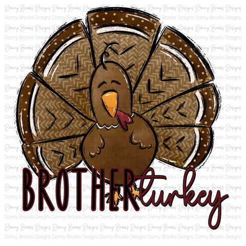 Brother Turkey sublimation transfer #1508