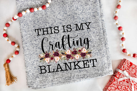 this is my crafting blanket sublimation transfer