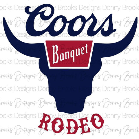 coors rodeo sublimation transfer #5796