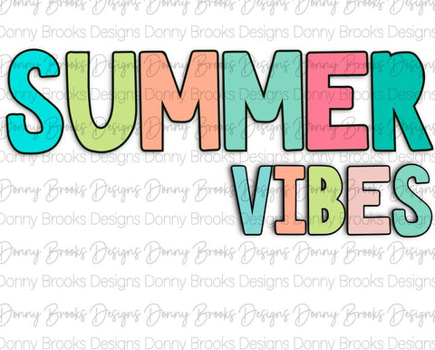 summer vibes sublimation transfer #6838