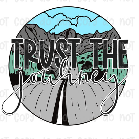 trust the journey sublimation transfer #7191