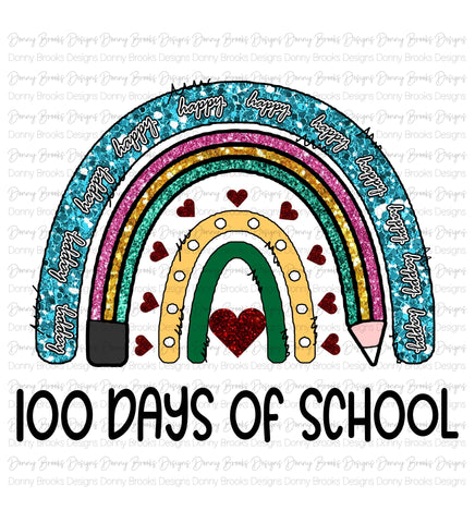 100 days of school sublimation transfer #MA340