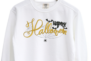 Happy Halloween Embroidered Crewneck