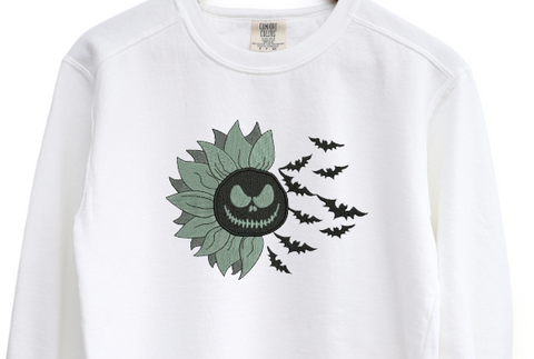 Nightmare before Christmas Embroidered Crewneck