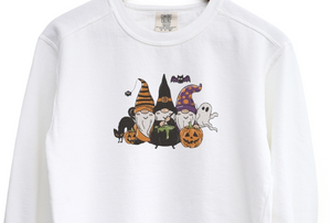 gnome halloween Embroidered Crewneck