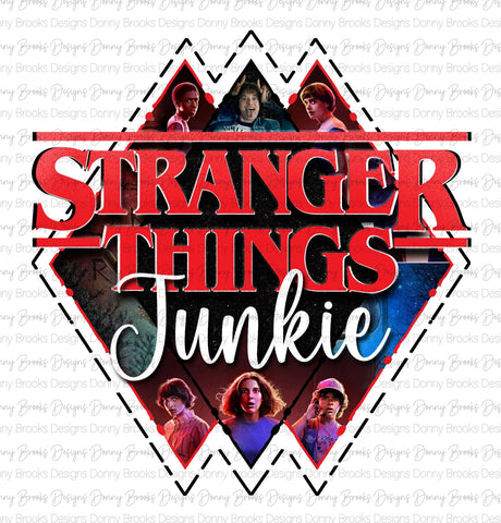 Stranger Things Junkie 2 sublimation transfer
