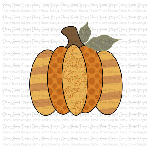 sunflower pumpkin digital download