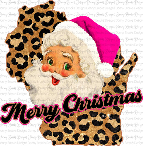 Merry Christmas - Wisconsin sublimation transfer