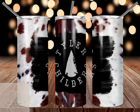 cowhide tyler childers | tumbler sublimation transfers