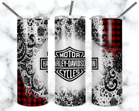 lace harley | tumbler sublimation transfers