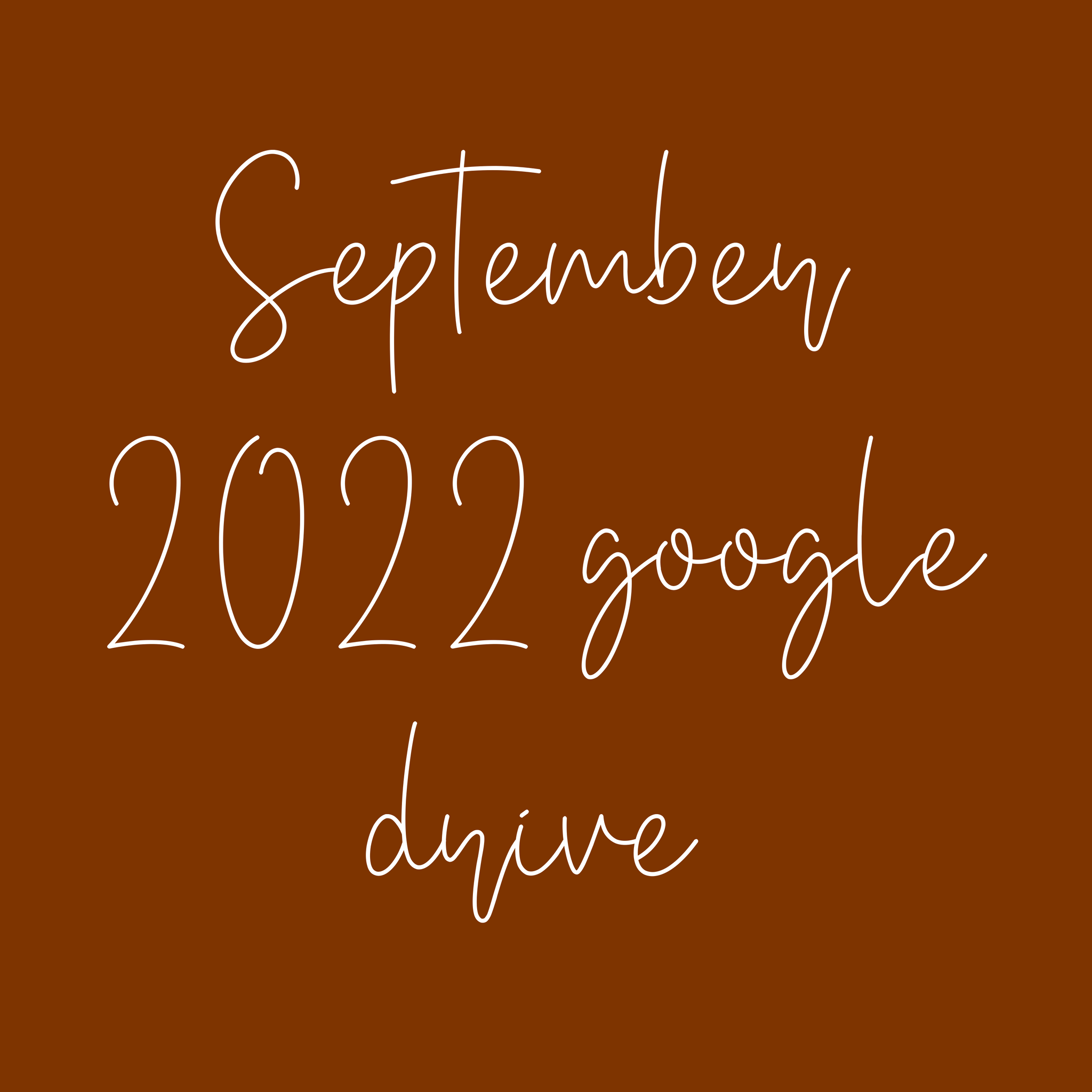 September 2022 Digital Design Google Drive