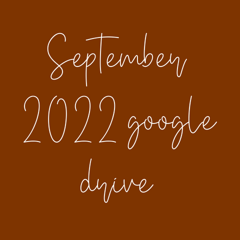 September 2022 Digital Design Google Drive