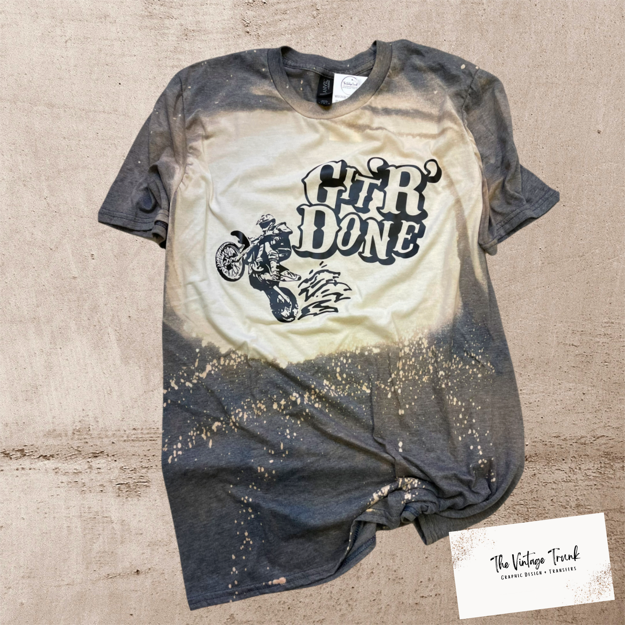 git r done bleached tee