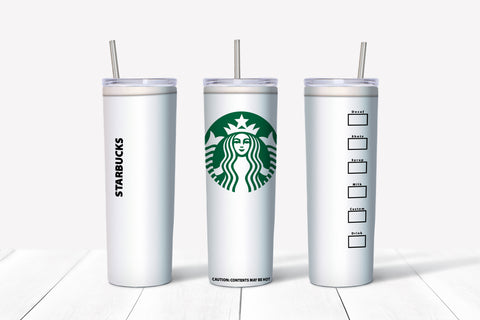 SB coffee cup tumbler sublimation transfer