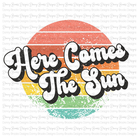 here comes the sun sublimation transfer