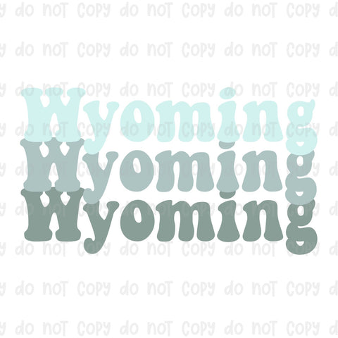 Wyoming 2 sublimation transfer